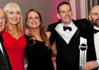 Dr Roger Clements, Miriam O’Callaghan celebrating their Win as Connaught Law Firm of the 2016 with Partners Niamh Ni Mhurchu, Roger Murray and John Kelly