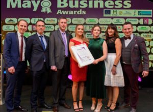 Callan Tansey at Mayo Business Awards