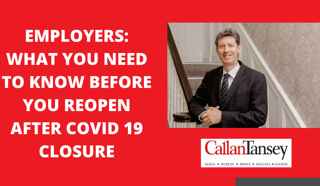 Employers_ What you need to know to open your business safely after COVID 19 Closure