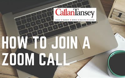 CALLAN TANSEY – HOW TO JOIN A ZOOM CALL IN 4 SIMPLE STEPS