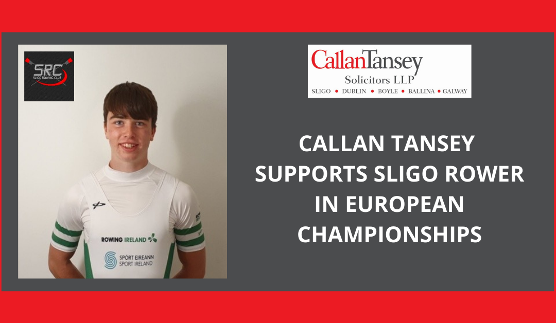 Callan Tansey Supports Young Irish Rower In Bid For European Glory