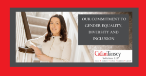 Caroline McLaughlin speaks of Callan Tansey's commitment to gender equality, diversity and inclusion