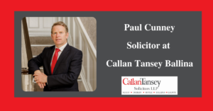Paul Cunney, Solicitor, Callan Tansey