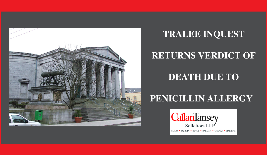 Inquest Into Woman’s Death Due To Penicillin Allergy