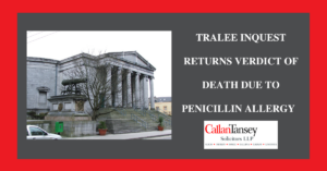 inquest into death or woman with penicillin allergy