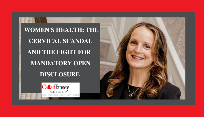 Women’s Health: The Cervical Scandal and the Fight for Mandatory Open Disclosure