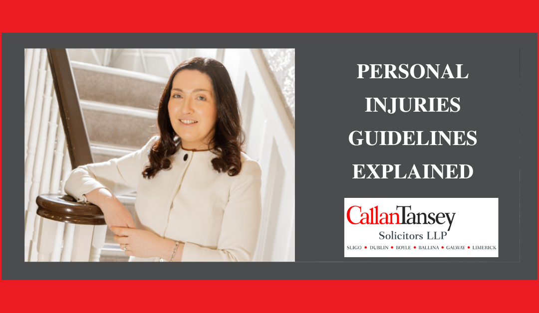 Personal Injuries Guidelines Blogpost