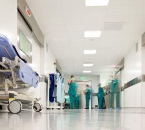 Inside a hospital illustrating medical negligence