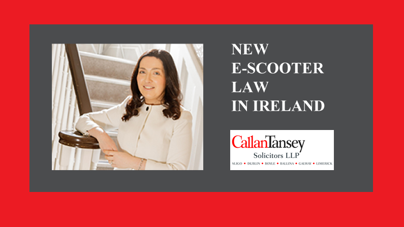 New E-Scooter Law in Ireland