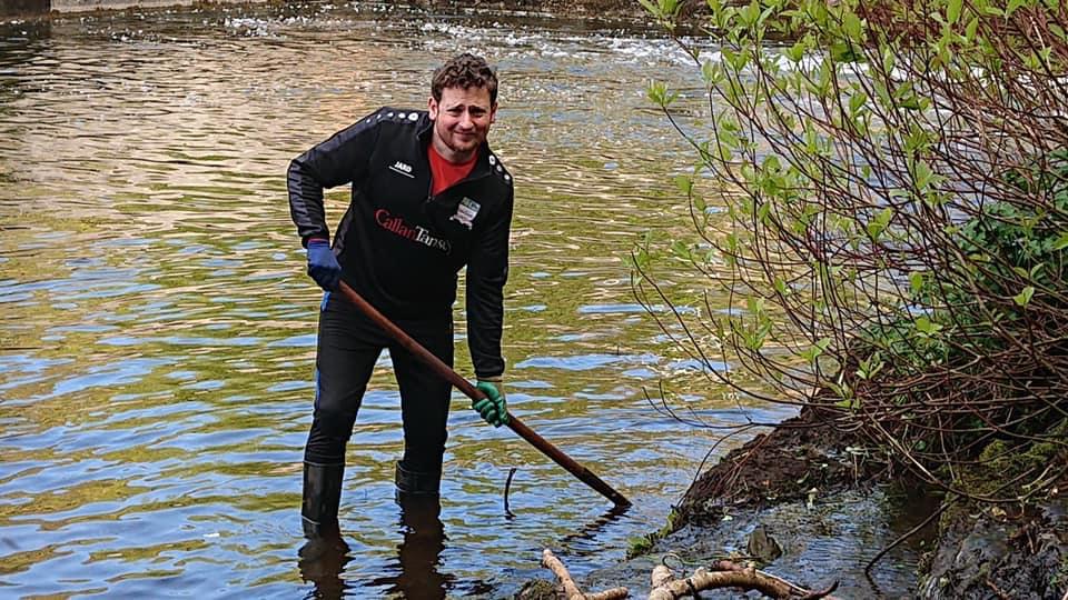 David O'Malley dredging pond