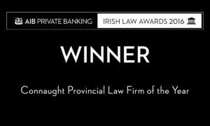 award winning solicitors at the Irish Law Awards 2016