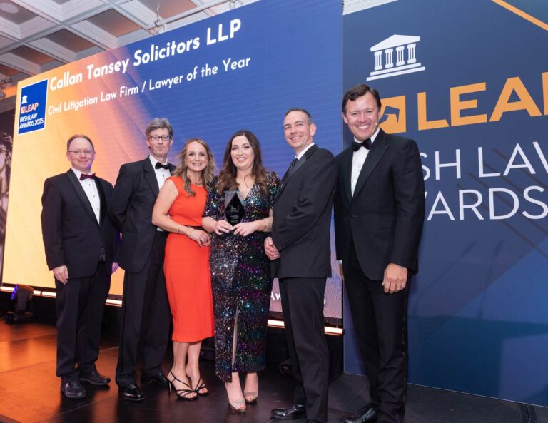 Callan Tansey Solicitors win Civil Litigation Law Firm of the Year Law Awards 2025
