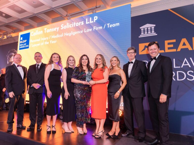 Callan Tansey Solicitors win Medical Negligence Law Firm of the Year at the Law Awards 2025